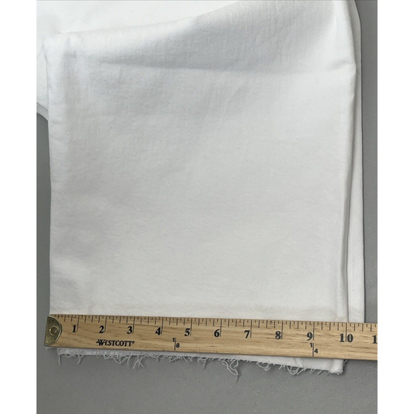 J Crew Slim Wide Leg Jean in White Wash Womens 32 Denim Jeans - Picture 9 of 12